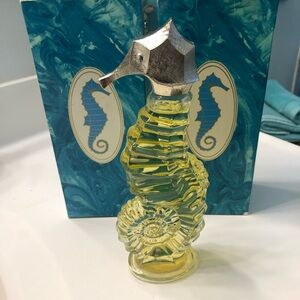 NEW Seahorse - Skin So Soft Bath oil,  Decanter. Vintage